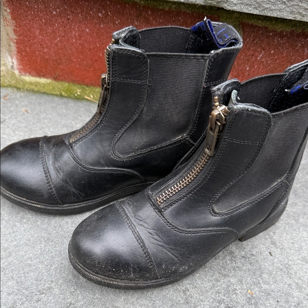 Todhpurs Black Leather Riding Boots